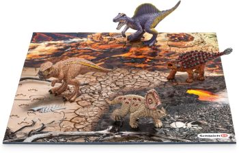SHL42212 - Mini-dinosaures avec puzzle lave
