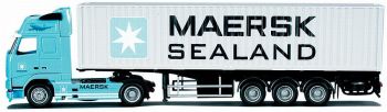 AWM53283 - Volvo 420 FH12 GL XL 4x2 - Remorque container "Maersk/Sealand"