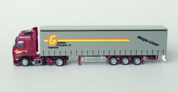 AWM71920 - Volvo 420 FH12  Globetrotter XL - Remorque bachée "Galliker"