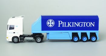AWM71861 - SCANIA L124 420 TOPLINE 4x2  avec remorque verre "Nijman/Pilkington"