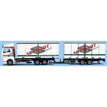 AWM53416 - MAN TG-460-A XXL 6x4 Porteur avec remorque 2 essieux "Skatvedt"