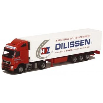 AWM54547 - Volvo 460 FH12 Globtrotter avec remorque frigorifique 3 essieux "Dilissen" 1:87