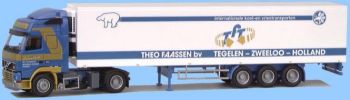 AWM70502 - Volvo 420 FH12 Globetrotter avec remorque frigorifique "TFT Faassen" 1/87