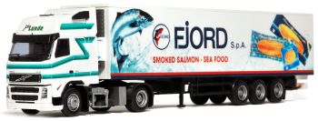 AWM53417 - VOLVO FH12 Globetrotter XL 4x2 Avec remorque frigorifique 3 Essieux "FJORD" Ech:1/87