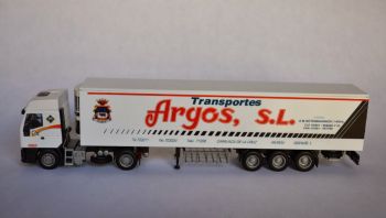 AWM70612 - IVECO Eurostar 4x2 Avec Remorque 3 Essieux "Argos" 1/87