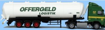 AWM71935 - VOLVO FH12 Globetrotter 4x2 Avec Remorque Citerne 3 Essieux "OFFERGELD" Ech:1/87