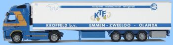 AWM7331.01 - VOLVO FH 12 Globetrotter 4x2 Avec remorque frigorifique 3 Essieux "KTE" Ech:1/87
