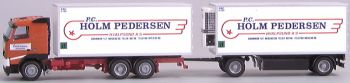 AWM5812.02 - VOLVO FH12 Porteur 3 Essieux Avec remorque 2 Essieux frigorifique "HOLM PEDERSEN" Ech:1/87
