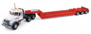 FIGE503115 - Camion Porte-engins MACK Granite MP Cabine Blanche
