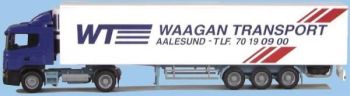 AWM7021.01 - SCANIA R460 avec Remorque Frigorifique 3 Essieux "WT - Waagan" 1/87