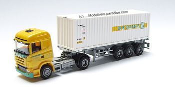 AWM73806 - Scania R Highline 4x2 Avec Remorque Porte Container "De Rijke"