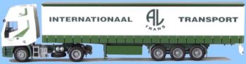 AWM54510 - IVECO Eurostar HD 4x2 Avec Remorque Bachée 3 Essieux "AL - Trans" 1/87