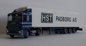 AWM71236 - Scania 144 R460 SST Avec remorque Frigorifique 3 Essieux "HST" 1/87