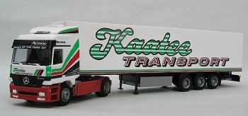 AWM70854 - MERCEDES Actros 4x2 Avec remorque frigorifique 3 Essieux "Kaatee" 1/87