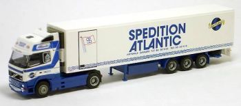 AWM71287 - VOLVO FH12 Globetrotter 4x2 Avec remorque 3 Essieux "Atlantic" 1/87