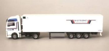 AWM53404 - Man TG-A XXL Avec Remorque 3 Essieux  "Kaj Madsen" 1/87