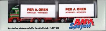 AWM71070 - VOLVO FH Globetrotter 6x4 Porteur avec Remorque 2 Essieux "Oeren" 1/87