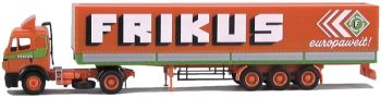 AWM6113.01 - MERCEDES SK "94" Avec Remorque 3 Essieux "Frikus" 1/87