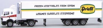 AWM5631.1 - MERCEDES 4x2 Avec remorque 3 Essieux frigorifique "PRIETO" Ech:1/87