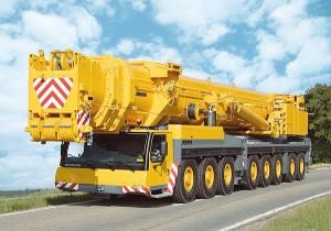 ULM1084 - Puzzle Grue Télescopique sur pneus LIEBHERR LTM1550-8.1