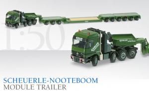 CON40125 - Camion MB Actros avec Semi Porte-engins KUBLER