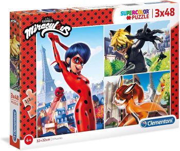 CLE25234 - Puzzle 3x48 Pièces Miraculos