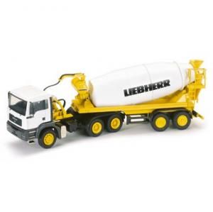 CON66120 - Camion MAN TG 6x4 avec Semi Toupie Béton 2 Essieux LIEBHERR HTM 1204 ZA