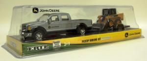 ERT35492 - Pick-up aux couleurs JOHN DEERE avec remorque et Minichargeur JOHN DEERE