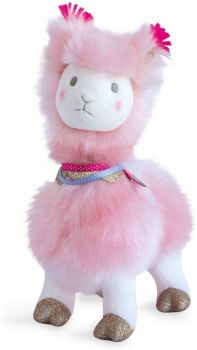 HO2802 - Peluche Lama Rose 30 cm