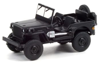 GREEN28070-A - JEEP WILLYS 1942 BLACK BANDIT sous blister