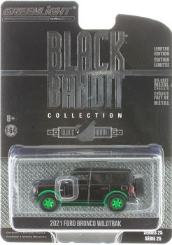 GREEN28070-FVERT - FORD Bronco Wildtrack 2021 jantes verte BLACK BANDIT sous blister