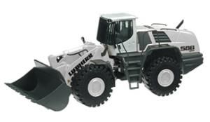 NZG689/40 - Chargeur sur Pneus LIEBHERR L586 2plus2 BLANC