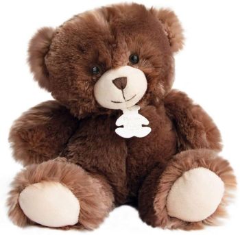 HO2888 - Peluche Ours Bellydou marron 30 cm