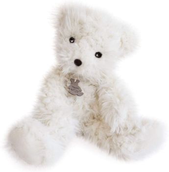 HO2971 - Peluche Ours Pompon Blanc 40 cm