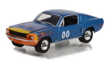 GREEN30328 - FORD Mustang GT Fastback Race Car #00 1968 sous blister
