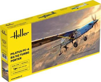 HEL30410 - Avion militaire PILATUS PC-6 B2/H2 Turbo Porter à assembler et à peindre