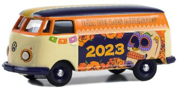 GREEN30482 - VOLKSWAGEN T2 PANEL VAN Dia de los Muertos 2023 sous blister