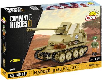 COB3050 - Char MARDER  III Sd.Kfz.139 - 420 Pièces