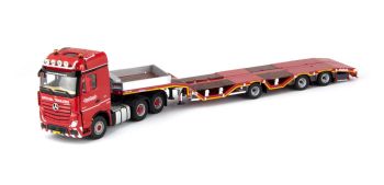 IMC31-0236 - MERCEDES ACTROS 6x4 avec plateau surbaissé 3 essieux OSDS SEMI LL