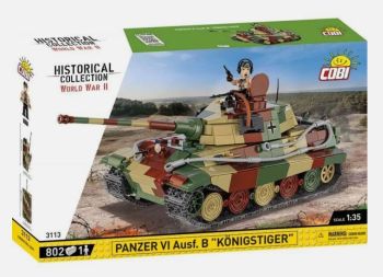 COB3113 - Char PANZER VI Ausf.B - KÖNIGSTIGER - 802 Pièces