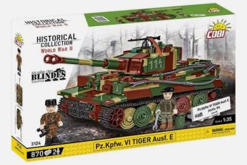 COB3124 - Char Pz.Kpfw. VI Tiger Ausf. E - Mussée des Blindés de Saumur - 870 Pièces