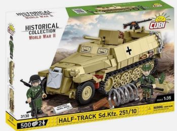 COB3130 - Véhicule militaire HALF-TRACK Sd.Kfz. 251/10 - 500 Pièces