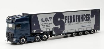 HER314381 - DAF XF SSC Euro 6 6x4 avec remorque bâchée 4 Essieux A.S.T./FERNFAHRER