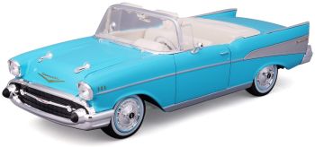 MST31476BL - CHEVROLET Bel Air cabriolet 1957 Bleu