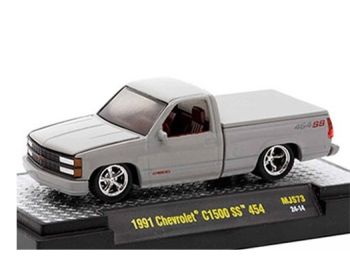 M2M-31500-MJS73 - CHEVROLET C1500 SS 454 1991 gris sous blister