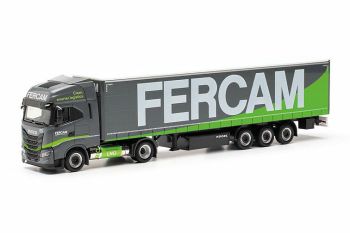 HER315029 - IVECO S-Way 4x2 avec remorque bâchée 3 essieux FERCAM
