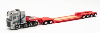 HER315159 - SCANIA CS 20 HD 8x4 avec plateau surbaissé 6 essieux ESSER HEAVY TRANSPORT
