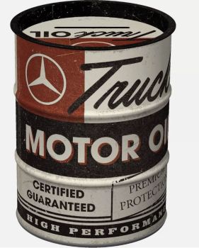 CRMB31519 - Tirelire rétro - MERCEDES Truck Motor Oil