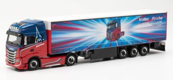 HER315197 - IVECO S-WAY 4x2 semi remorque 3 essieux MULLER PISCHA