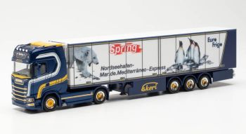 HER315586 - SCANIA CS 20 HD 4x2 avec semi remorque 3 essieux SPRING